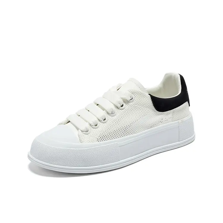 Summer Custom Brand Outdoor Walking Daily Simple White Breathable Meah Zapatillas Casual Shoes Sneaker Women