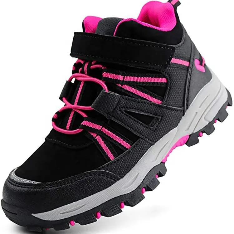 China Brand Customized Outdoor Anti-slip Waterproof Safety Children Adults Hiking Shoes